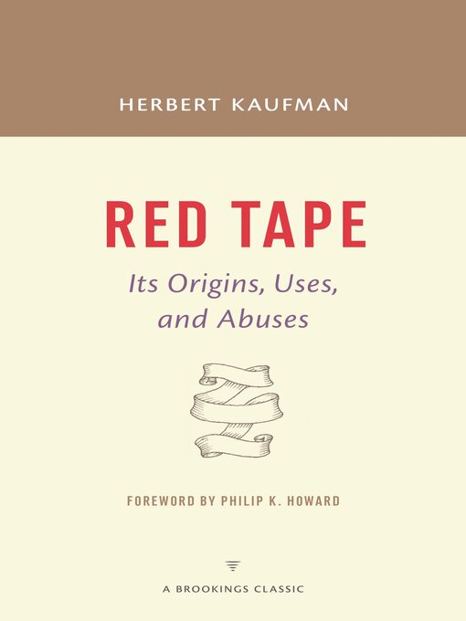 Title details for Red Tape by Herbert Kaufman - Available